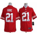 Jerseys Factory Cheap Nike 49ers #21 Frank Gore Red Team Color M