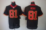 Jerseys Factory Cheap Nike Redskins #81 Art Monk Black Men's Emb