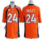 Jerseys Factory Cheap Nike Broncos #24 Champ Bailey Orange Team