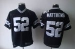 Jerseys Factory Cheap Packers #52 Clay Matthews Black Shadow Emb
