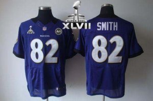 Jerseys Factory Cheap Nike Ravens #82 Torrey Smith Purple Team C