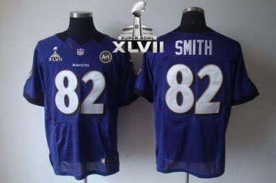 Jerseys Factory Cheap Nike Ravens #82 Torrey Smith Purple Team C