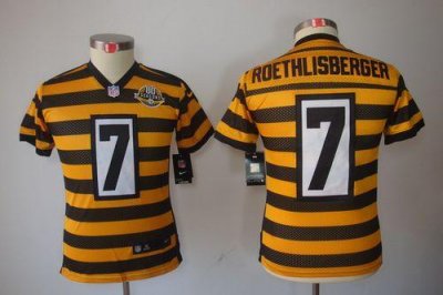 Jerseys Factory Cheap Nike Steelers #7 Ben Roethlisberger Black/