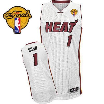 Jerseys Factory Cheap Heat Finals Patch #1 Chris Bosh Revolution