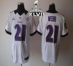 Jerseys Factory Cheap Nike Ravens #21 Lardarius Webb White Super