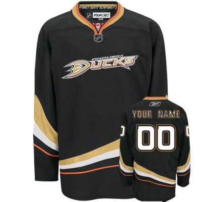 Jerseys Factory Cheap Ducks Personalized Authentic Black NHL Jer
