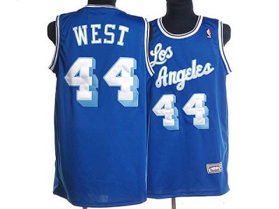 Jerseys Factory Cheap Mitchell and Ness Lakers #44 Jerry West Em