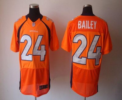 Jerseys Factory Cheap Nike Broncos #24 Champ Bailey Orange Team