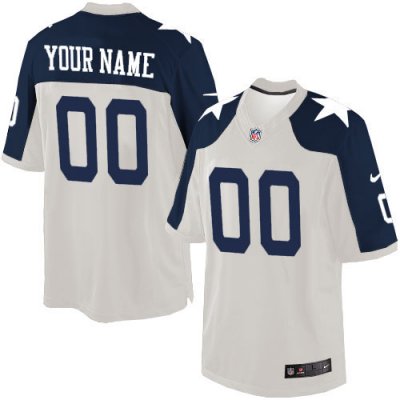 Jerseys Factory Cheap Nike Dallas Cowboys Customized White Throw