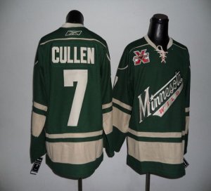 Jerseys Factory Cheap Wild #7 Matt Cullen Green With 10TH Patch