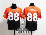 Jerseys Factory Cheap Nike Broncos #88 Demaryius Thomas Orange/N