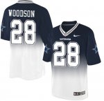 Jerseys Factory Cheap Nike Cowboys #28 Darren Woodson Navy Blue/