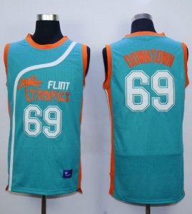 Jerseys Factory Cheap Flint Tropics #69 Downtown Blue Semi-Pro M