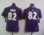 Jerseys Factory Cheap Nike Ravens #82 Torrey Smith Purple Team C