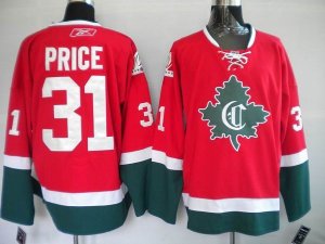 Jerseys Factory Cheap Canadiens #31 Carey Price Embroidered Red