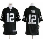 Jerseys Factory Cheap Nike Raiders #12 Jacoby Ford Black Team Co
