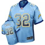 Jerseys Factory Cheap Nike Chargers #32 Eric Weddle Electric Blu