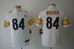 Jerseys Factory Cheap Nike Steelers #84 Antonio Brown White Yout