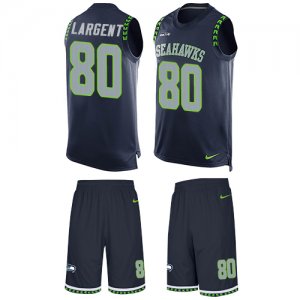 Jerseys Factory Cheap Nike Seahawks #80 Steve Largent Steel Blue