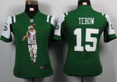 Jerseys Factory Cheap Nike Jets #15 Tim Tebow Green Team Color W
