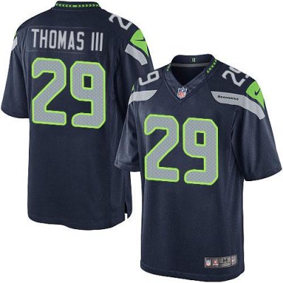 Jerseys Factory Cheap Nike Seahawks #29 Earl Thomas III Steel Bl
