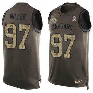 Jerseys Factory Cheap Nike Jaguars #97 Roy Miller Green Men's St