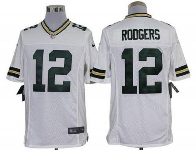 Jerseys Factory Cheap Nike Packers #12 Aaron Rodgers White Men's