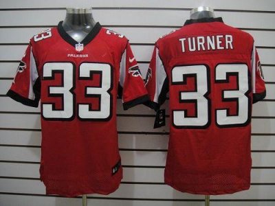 Jerseys Factory Cheap Nike Falcons #33 Michael Turner Red Team C