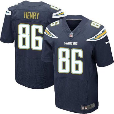 Jerseys Factory Cheap Nike Chargers #86 Hunter Henry Navy Blue T