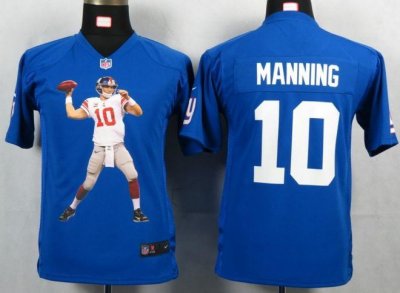 Jerseys Factory Cheap Nike Giants #10 Eli Manning Royal Blue Tea