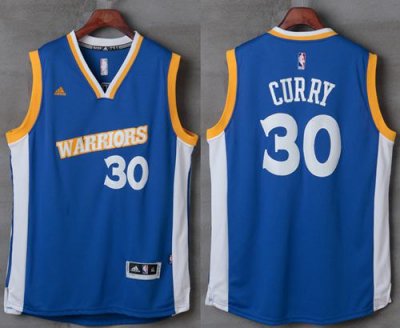 Jerseys Factory Cheap Warriors #30 Stephen Curry Royal Stretch C