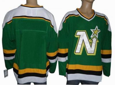 Jerseys Factory Cheap Stars Blank Embroidered Green NHL Jersey