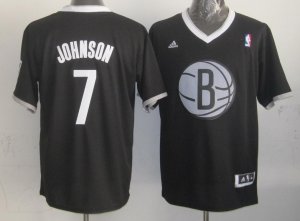 Jerseys Factory Cheap Nets #7 Joe Johnson Black 2013 Christmas D