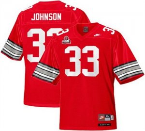 Jerseys Factory Cheap Buckeyes #33 Pete Johnson Red Legends of t