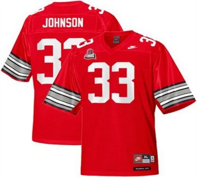 Jerseys Factory Cheap Buckeyes #33 Pete Johnson Red Legends of t