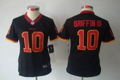 Jerseys Factory Cheap Nike Redskins #10 Robert Griffin III Black