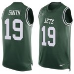 Jerseys Factory Cheap Nike Jets #19 Devin Smith Green Team Color