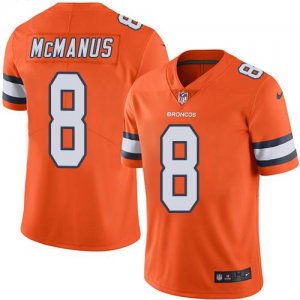 Jerseys Factory Cheap Nike Broncos #8 Brandon McManus Orange Men