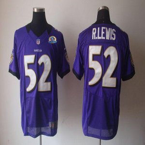 Jerseys Factory Cheap Nike Ravens #52 Ray Lewis Purple Team Colo