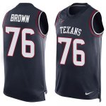 Jerseys Factory Cheap Nike Texans #76 Duane Brown Navy Blue Team