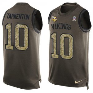 Jerseys Factory Cheap Nike Vikings #10 Fran Tarkenton Green Men'