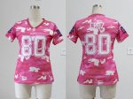 Jerseys Factory Cheap Nike Giants #80 Victor Cruz Pink Women's E