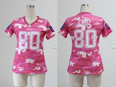 Jerseys Factory Cheap Nike Giants #80 Victor Cruz Pink Women's E