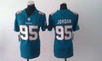 Jerseys Factory Cheap Nike Dolphins #95 Dion Jordan Aqua Green T