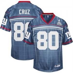 Jerseys Factory Cheap Giants #80 Victor Cruz Grey Super Bowl XLV