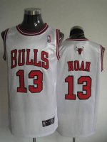 Jerseys Factory Cheap Bulls #13 Joakim Noah Embroidered White NB