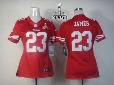 Jerseys Factory Cheap Nike 49ers #23 LaMichael James Red Team Co