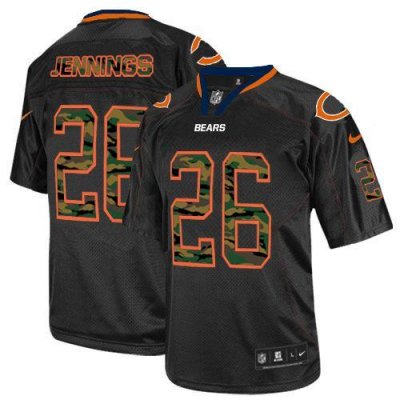 Jerseys Factory Cheap Nike Bears #26 Tim Jennings Black Men's Em