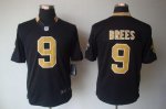 Jerseys Factory Cheap Nike Saints #9 Drew Brees Black Team Color