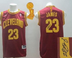 Jerseys Factory Cheap Revolution 30 Autographed Cavaliers #23 Le